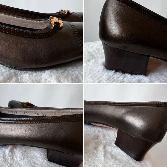 Salvatore Ferragamo leather shoes size 6.5